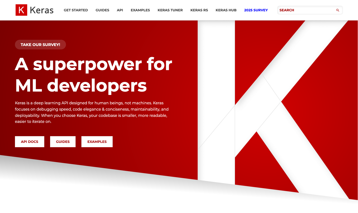 Keras high-level neural networks API for machine learning